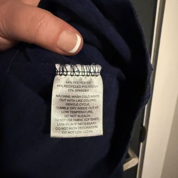 Women's Hoodie - STRETCH THE RULES -Blue- Size XL - Gently Used - Picture 5 of 8